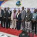 Government officials and stakeholders participate in a validation workshop on the proposed Liberia National Railways Authority Act at the Ministry of Mines and Energy in Monrovia.