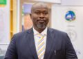Liberia Chamber of Mines President Amara Kamara speaks in support of President Joseph Boakai's new task force against illegal mining.