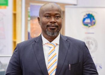 Liberia Chamber of Mines President Amara Kamara speaks in support of President Joseph Boakai's new task force against illegal mining.