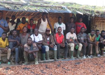 Burkinabè migrant cocoa farmers gathered in Grand Gedeh County, Liberia, amid growing concerns over migration, land use and agricultural expansion.