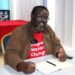 ActionAid International Secretary General Arthur Larok speaking during a press engagement in Monrovia.
