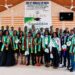 Graduates of the Experts Institute and Professional Technical Studies pose during their graduation ceremony in Paynesville.
