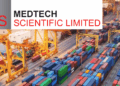 Cargo operations at the Freeport of Monrovia as Liberia's Senate investigates MedTech, APM Terminals and port concession agreements.