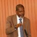 Montserrado County Senator Abraham Darius Dillon speaking during a public engagement in Monrovia.