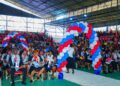 Graduates attend the 19th commencement ceremony of the Business and Domestic Occupational Training Center in Paynesville, Liberia.