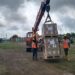 Electricity meters arrive in Buchanan for installation under a European Union-funded electrification project serving Buchanan, Greenville and Barclayville.