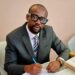 Legal practitioner Samuel Pearson presents proposals to strengthen LACE's oversight role in managing CSR funds and community development projects in Liberia.