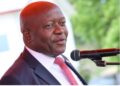 Finance Minister Augustine Ngafuan attends the graduation of police and drug enforcement recruits in Paynesville.