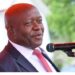 Finance Minister Augustine Ngafuan attends the graduation of police and drug enforcement recruits in Paynesville.