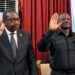 Justice Minister Oswald Tweh addresses lawmakers during a hearing on the US$19.2 million cocaine investigation at the Capitol Building.