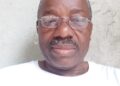 Former NEC Commissioner David Menyongai speaks in support of Jonathan Weedor's nomination as chairman of Liberia's National Elections Commission.