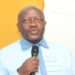 Finance Minister Augustine Kpehe Ngafuan delivers remarks at the Sports Writers Association of Liberia Awards ceremony.