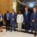 President Joseph Boakai meets executives of Mansa Resources and Orion Resource Partners to discuss the Dugbe Gold Project in Liberia.