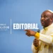 Editorial illustration discussing the intersection of prophecy, politics and democratic governance in Liberia.