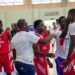 Liberia's U18 national basketball players during training before withdrawing from the 2026 FIBA U18 AfroBasket Zone 3 Qualifiers.