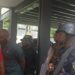 Paul King at the Monrovia City Court being escorted by armed police