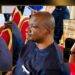 LDEA Officer in Charge Fitzgerald Biago attends President Joseph Boakai's emergency Cabinet meeting on Liberia's drug investigation.