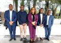 Liberia Revenue Authority officials during a benchmarking mission in Zambia to study digital tax systems ahead of Liberia's VAT rollout.