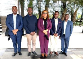 Liberia Revenue Authority officials during a benchmarking mission in Zambia to study digital tax systems ahead of Liberia's VAT rollout.