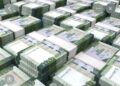 wads of Liberian dollars