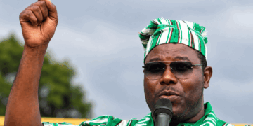 Unity Party Chairman Rev. Dr. J. Luther Tarpeh calls for a cabinet reshuffle during a press conference in Monrovia.