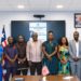 Officials and journalists attend the launch of NaFAA's first Open Media House in Monrovia to strengthen transparency and fisheries reporting.