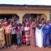 Graduates of the Bong County single mothers skills training program receive certificates in Gbarnga.