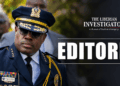 Inspector General Gregory Coleman speaks during a government press briefing on Liberia's cocaine investigation.