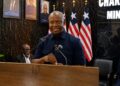 LTA Chairman Clarence K. Massaquoi announces that 89 public high schools have been connected to high-speed internet in Liberia.