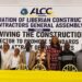 ALCC President Kimberly K. Toure addresses the 2026 General Assembly of Liberian construction contractors.