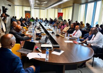 Central Bank of Liberia headquarters following the announcement of a benchmark interest rate cut to 16 percent.