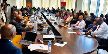 Central Bank of Liberia headquarters following the announcement of a benchmark interest rate cut to 16 percent.