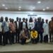 Officials and stakeholders attend the National Elections Commission's consultation on its Communications Strategy in Monrovia.