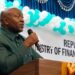 Finance Minister Augustine Kpehe Ngafuan launching Liberia's FY2027 National Budget formulation process.