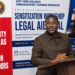 Justice Ministry official Atty. Siafa Bahn Kemokai II addressing Anti-Mob Ambassadors on the dangers of mob justice in Monrovia.