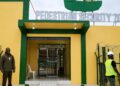 Biometric access gates installed at the Freeport of Monrovia as part of the National Port Authority's security modernization program.