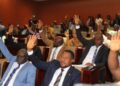 Liberia's House of Representatives debates the US$18 million IDA financing agreement for the Ganta-Zwedru road project.