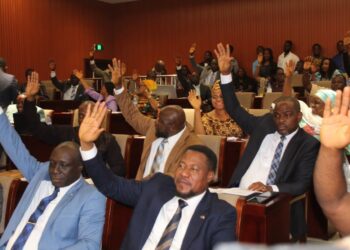 Liberia's House of Representatives debates the US$18 million IDA financing agreement for the Ganta-Zwedru road project.