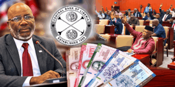 Speaker Richard Nagbe Koon presides as Liberia's House of Representatives approves the Central Bank of Liberia's L$79 billion banknote printing plan for Senate concurrence.