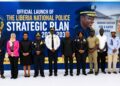 Inspector General Gregory O. W. Coleman launches the Liberia National Police Strategic Plan 2026-2030 in Monrovia.