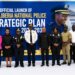 Inspector General Gregory O. W. Coleman launches the Liberia National Police Strategic Plan 2026-2030 in Monrovia.