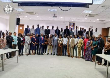 Central Bank of Liberia officials and stakeholders meet to discuss the second phase of the National Financial Education Campaign.