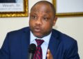 Former Finance Minister Samuel D. Tweah speaking during the CDC anniversary celebration where he commented on President Boakai's appointment of Abrah Kromah.