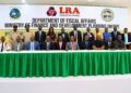 Finance officials launch Liberia's Tax Expenditure Management Act of 2025 at Monrovia City Hall.
