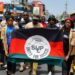 Members of the Student Unification Party announce support for the July 17 nationwide protest in Monrovia.