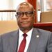 Nimba County Senator Samuel G. Kogar addresses the Liberian Senate on the US$19.2 million cocaine investigation.