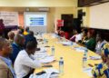 Education stakeholders participate in a validation workshop on education financing and public education in Monrovia.