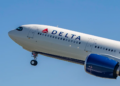 Delta Air Lines aircraft used to illustrate a fact check on claims of a Liberia flight ban following the RIA cocaine seizure.
