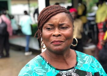 Grand Kru County Superintendent Antoinette Worlee Nimely discusses efforts to combat illegal mining through traditional leaders.