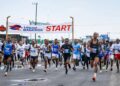 Officials of the Liberia Marathon Trust and Liberia Athletics Federation amid a dispute over their partnership agreement.